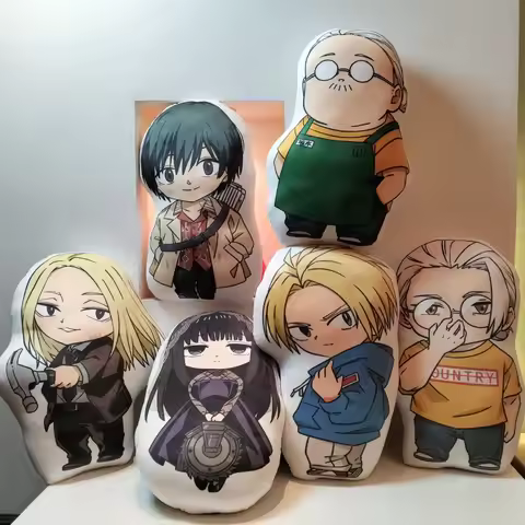 45cm Sakamoto Days Plush Stuffed Toys Taro Sakamoto Shin Asakura Nagumo Yoichi Osaragi Shishiba Plus