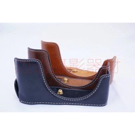 Suitable for Canon G1XIII Third Generation Camera Bag Leather Case Base G5X Protective Case G1X3 Hal
