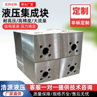 Hydraulic Oil Circuit Block Integrated Block Reversing Solenoid Valve Block Solenoid Valve 02-1W/02-