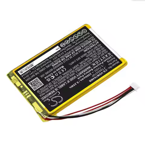 3.7V 2500mAh BabyPhone Battery FT605075P for VTech Wifi Remote Access 2 Camera Baby Monitor, RM7764H