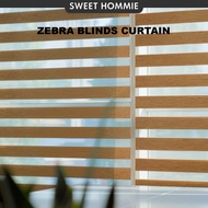 Blackout Zebra Blinds Curtain Window Bidai Tingkat Dapur Zebra Bidai Langsir Curtain Blind Langsir