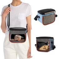 CHXONQ แบบพกพา Breathable กระรอก Hedgehog Hamster โกลเต้นแบร์กระเป๋าใส่กล่องอาหารกระเป๋าสัตว์เลี้ยงขนาดเล็กกระเป๋าใส่สัตว์เลี้ยงกระเป๋าเดินทาง