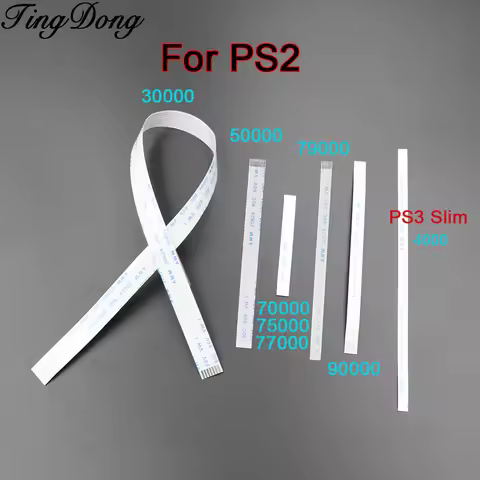 5-20Pcs Charging Board Power Switch Flex Cable For PS2 PS3 PS4 30000 50000 5W 70000 7W 79000 90000 9