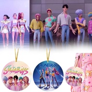 Huntress Group Image Decoration Pendant New K-pop Demon Anime Toppers Set Party Tableware B0z9