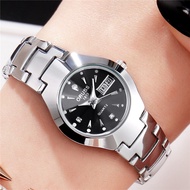 Brand Watch Swiss Fully Automatic Non Mechanical Watch Men's Luminous Calendar Waterproof Tungsten Steel Couple Watch for Men