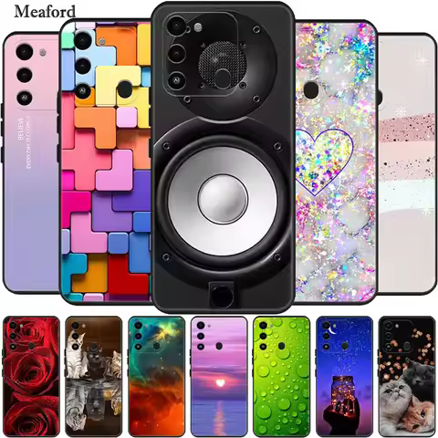 Luxury Case For Tecno Spark 8C Soft Silicone TPU Phone Back Cover For Tecno Spark 8C 8 C Spark8C Fun