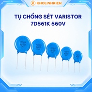 Combo of 5 Varistor Surge Capacitors 7D561K 560V Kholinhkien