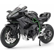 Compatible for 1:12 Kawasaki Ninja H2R Motorcycle Model Toy Die-cast Metal Mini Motorbike Toy for Bo