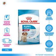 Royal Canin Medium Puppy 4kg Dry Dog Food - Health Nutrition Size Dog Food