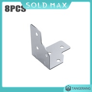 8pcs Pojok Hardcase Bentuk L Siku L Siku L Hardcase Siku Samping Hardcase 6 Lubang Hardcase