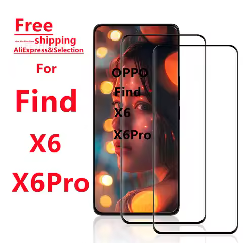 For OPPO Find X6 X6Pro Tempered Glass Screen Protector - Smartphone Protection Suitable for OPPO Fin