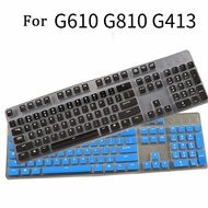 For Logitech G610 G810 G512 G613 G213 G413 K840 Backlit Game Mechanical Keyboard Protector Button Dust Cover Skin Protective