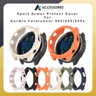 Garmin Forerunner 965 , 265 , 265s ,Sport Armor Protect Cover, Soft Bumper Casing (Garmin smartwatch