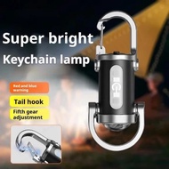 🔦Original Mini Keychain Flashlight LED COB Super Bright USB Rechargeable Waterproof Outdoor Emergenc