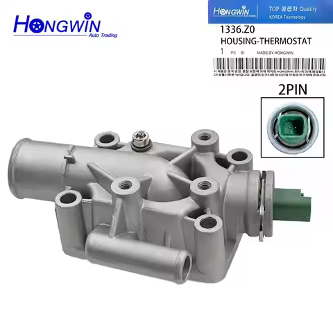 1336.Z0 Engine Coolant Thermostat Housing For Peugeot 1007 206 207 307 CC SW 308 Citroen Berlingo C2