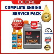 DUCAL FULLY SYNTHETIC Engine Oil 5W30 3 litres API SP/CF (FREE ENGINE FLUSH & OIL TREATMENT) 5w30 3L