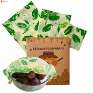 LEOTA Beeswax Food Wrap, Natural Bees Wax Beewax Wrap, Reusable Food Wrapping Paper Kitchen