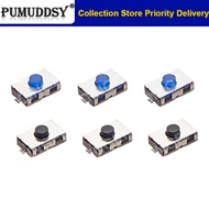 10PCS 3X6X2.5MM NO Micro Switch Normally Closed 3X6 SMD Touch Silica Gel Button Keys Interrupteur 4*