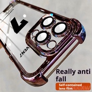 Electroplate with lens film Number Seven7 Casing for OPPO A40 A40M A60 A76 A96 A12 A12e A15 A15S A31