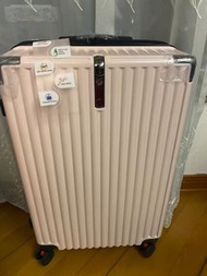 <聖誕旅行必備 Christmas Sale>全新粉紅色large volume 30kilo 28” 合金超輕旅行喼行李箱旅行箱行李喼pink light weight waterproof lug