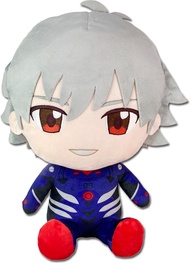 Great Eastern Entertainment Evangelion New Movie - Kaworu Nagisa Plug Suit Sitting Plush 12" H Great