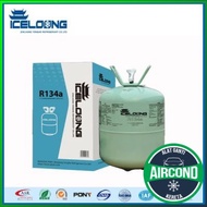 💯 ORIGINAL 💯R134a Refrigerant Gas ( 13.6kg ) R134 Gas Aircond Kereta Car Peti Ais FRESCO SOLCHEM HYCOOL SANMEI