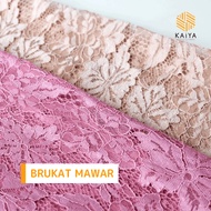 MAWAR Rose Lace Kebaya Dress Fabric per 0.5 meters