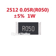 2512 20 chip pieces resistor 0.05R (R050) ± 5% 25121WJ050LT4E 1W pxb () ± 5%