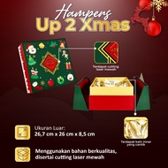 Hampers Up 2 Xmas BE sz 26.7 x 26 x 8.5 cm