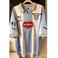 Nesta #13 SS Lazio UEFA Super Cup 1999/2000 Official Merchandise Resmi Jersey Original Authentic Foo