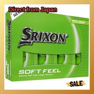 Srixon Soft Feel Golf Ball, Soft Feel 14, Bright Green Direct From Japan