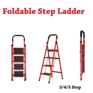 3/4/5 Steps Step Ladder Foldable Safety Ladder Non Slip For Home/Office use