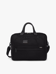 TUMI ALPHA MEDIUM 15" EXP BRIEFCASE BLACK