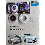 Bendix Ultimate BR474 Front disc rotor [Racing] Honda City TMO GM6 T9A GN2 TOO, Jazz TFO T5A depan