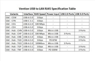 Vention USB to LAN RJ45 Ethernet USB to RJ45 Adapter