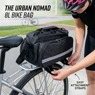 Waterproof 600D Polyester 8L Bike Carrier Bag, Portable Bag, Cycling Backpack