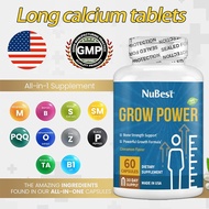 Height Growth Maximizer, Calcium, Vitamin D3 and Zinc Blend, Bone Growth Supplement for Kids and Tee
