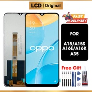 LCD OPPO A15 /OPPO A15S Kualitas Terbaik -OPPO A16K A35 Original FULLSET TOUCHSCREEN