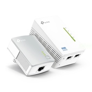 Mitre 3C Digital-TP-LINK TL-WPA4220KIT AV600 Wi-Fi Power Line Network Bridge Dual Package Set (Kit)