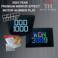 No Plate Motor Standard JPJ Nombor Plate Motor No Plat Nombor Motor Tanam No Tahan 2D Mirrow Effect
