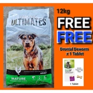 Exp:2025 Oct  / 12kg Pro Pac Ultimates Mature Chicken Meal & Rice Holistic Propac Lamb Meadow Prime 