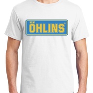 OHLINS OHlins Ohlins Automotive Motorcycle Y15Zr Racing Company Suspension Parts Accessories T-Shirt Men Cotton