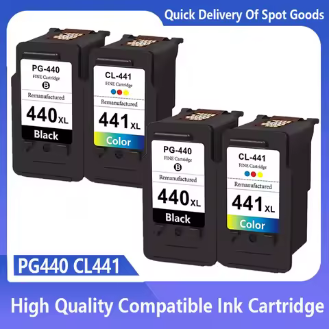 Compatible For Canon PG440 PG 440XL Ink Cartridge CL441 CL 441XL For Canon Pixma MG2180 MG2240 MG318