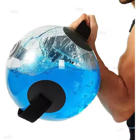Strength Core Balance Workout Home Gym Water Bag Fitness Water Weight Ball 14KG 20KG Adjustable Port