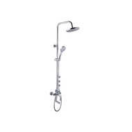 Cabana Exposed Shower Set Bathroom Stainless Steel 304 Water Heater Rain Shower Wall Hand Shower CSS