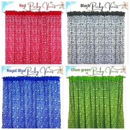 BRIGHT Pinky Vines Window Curtain's 1.5mx6ft kurtina pangbintana fabric cloth window curtain