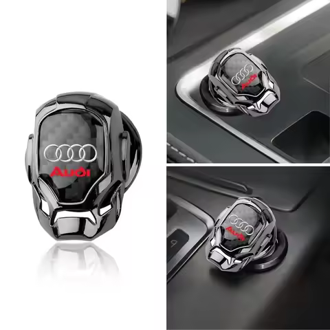 Metal Car One-button Ignition Switch Protection Cover For Audi sline TT Q2 Q3 Q5 Q7 Q8 A3 A4 A5 A6 A