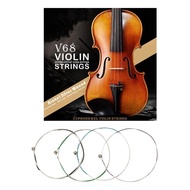 youn 4Pcs set Professional Violin Strings E-A-D-G Cupronickel String For 4 4 3 4 1 2 1 4 Universal V