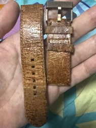 原裝 Tudor 帝舵原廠青銅錶扣＋復古皮革錶帶 (Black Bay Bronze 專用) $999