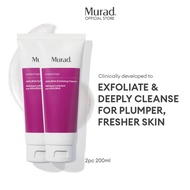 Murad AHA/BHA Exfoliating Cleanser 200ml Duo Set